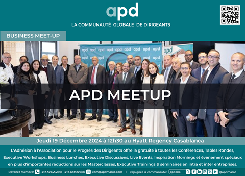 Affiche APD — Business Meet-up — APD Meetup