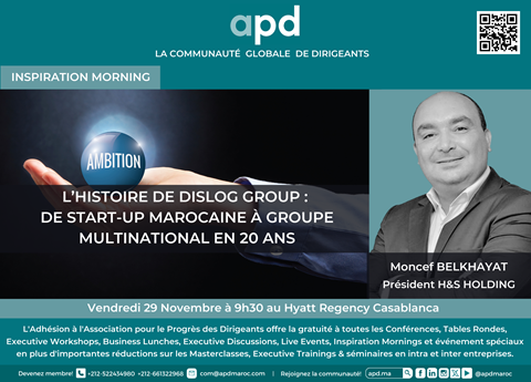 Affiche APD — L’histoire de Dislog Group : de start-up marocaine à groupe multinational en 20 ans