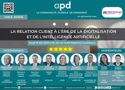 Affiche APD — La relation client à l’ère de la digitalisation et de l’intelligence artificielle