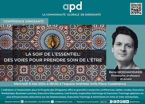 Affiche APD — La soif de l’essentiel : des voies pour prendre soin de l’être