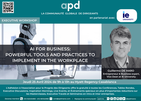 Affiche APD — AI for business: powerful tools and practices to implement in the workplace