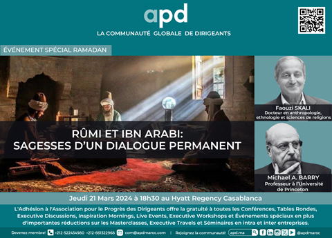Affiche APD — Rûmi et Ibn Arabi : sagesses d’un dialogue permanent