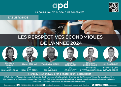 Affiche APD — Les perspectives économiques de l’année 2024