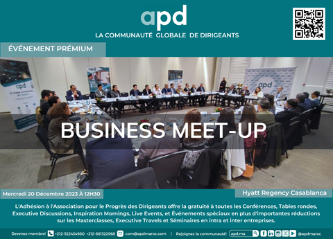 Affiche APD — Business Meet-up