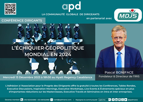 Affiche APD — L’échiquier géopolitique mondial en 2024