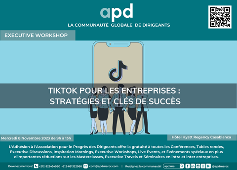 Affiche APD — TikTok pour les entreprises : stratégies et clés de succès