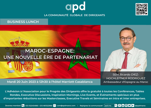 Affiche APD — Maroc-Espagne : une nouvelle ère de partenariat