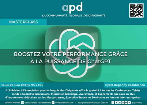 Affiche APD — Boostez votre performance grâce à la puissance de ChatGPT
