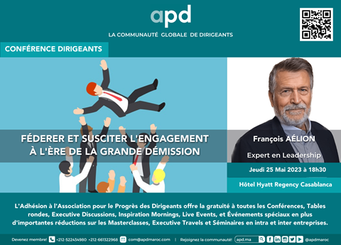 Affiche APD — Fédérer et susciter l’engagement à l’ère de la grande démission