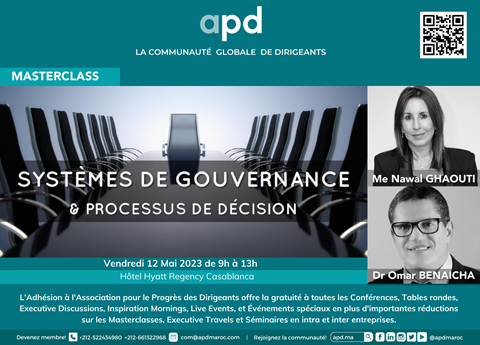 Affiche APD — Systèmes de gouvernance & processus de décision