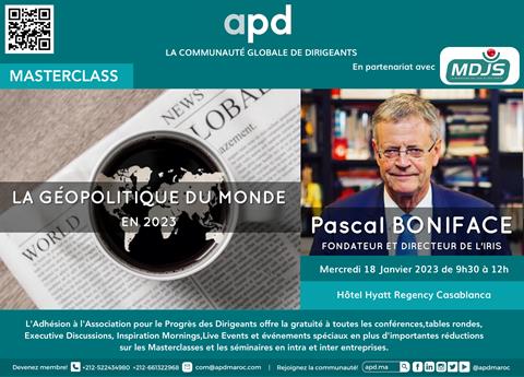 Affiche APD — La géopolitique du monde en 2023