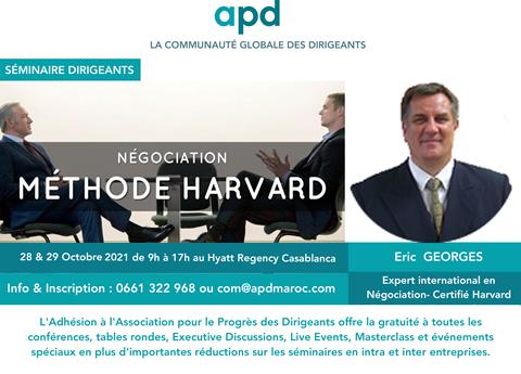 Affiche APD — Négociation — méthode Harvard