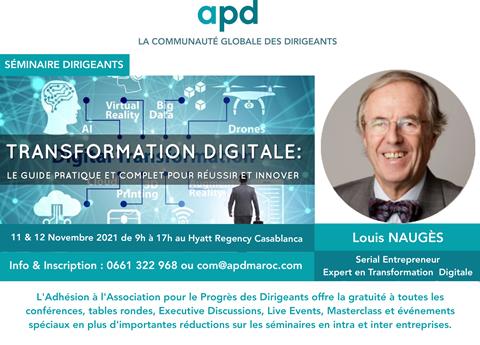 Affiche APD — Transformation digitale : le guide pratique et complet pour réussir et innover