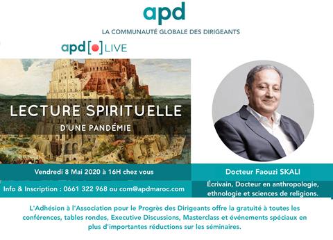 Affiche APD — Lecture spirituelle d’une pandémie