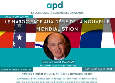 Affiche APD — Le Maroc face aux défis de la nouvelle mondialisation