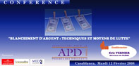Affiche originale — Blanchiment d’argent : techniques et moyens de lutte