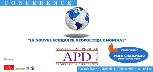 Affiche originale — Le nouvel échiquier géopolitique mondial