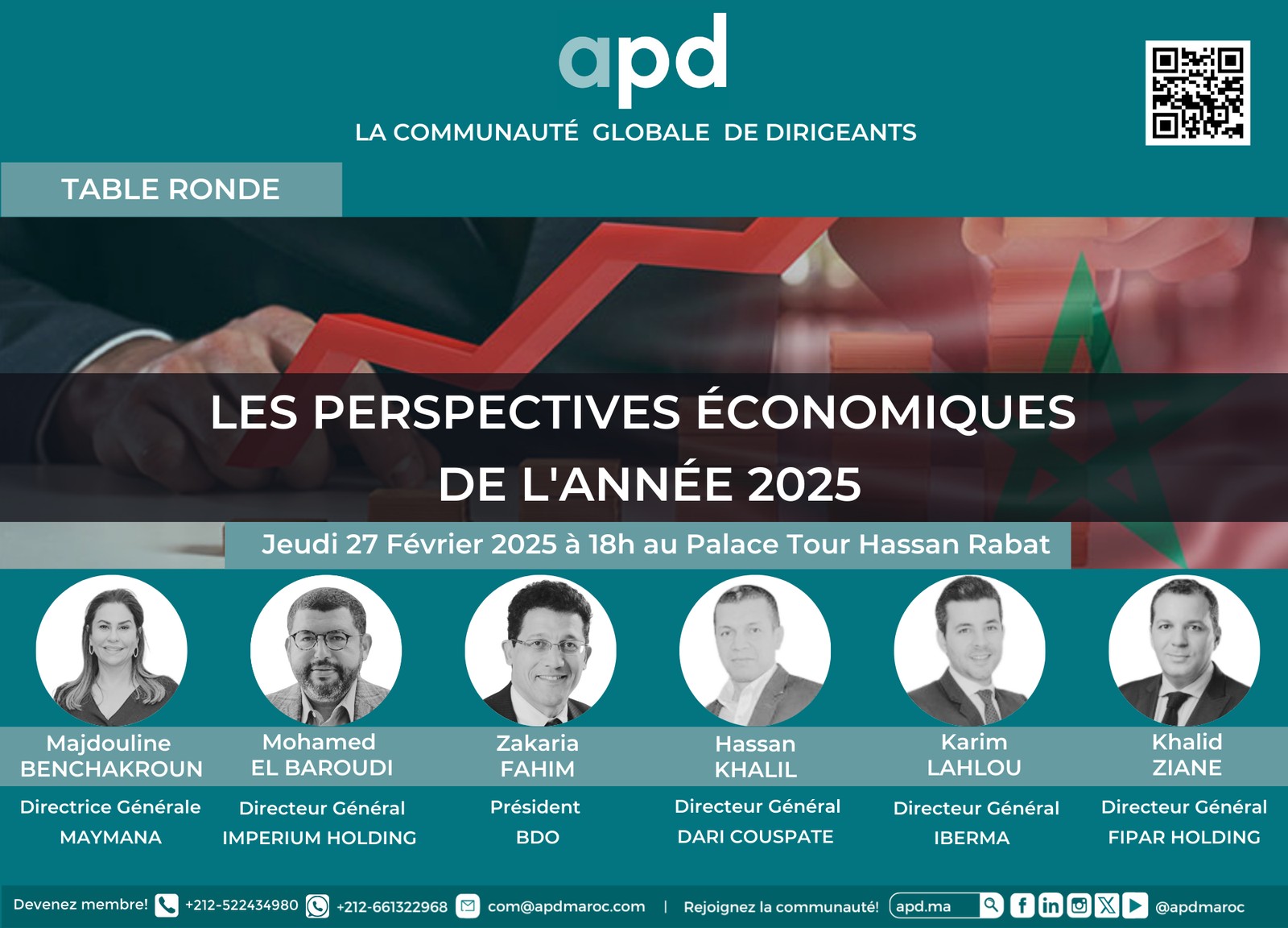 Les perspectives économiques de l’année 2025 — annonce officielle APD du 2025-02-27