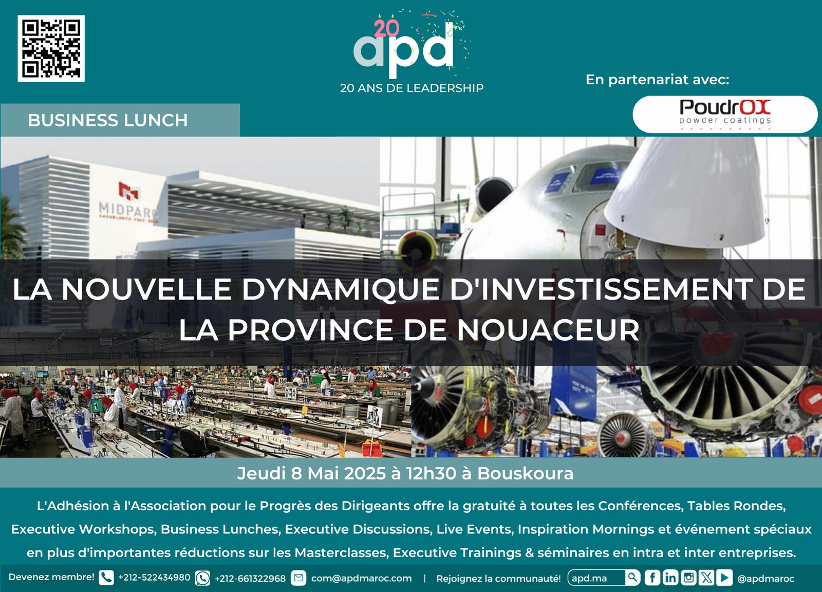 La nouvelle dynamique d’investissement de la province de Nouaceur — annonce officielle APD du 2025-05-08