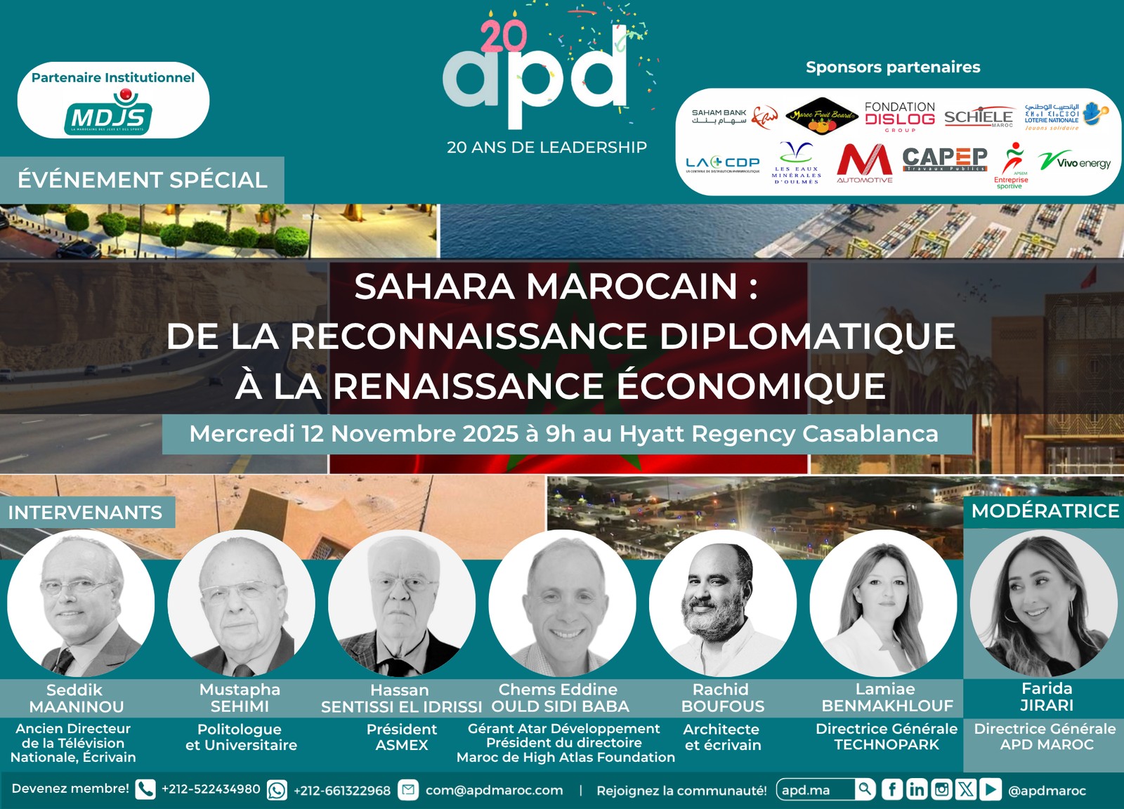 Sahara marocain : de la reconnaissance diplomatique à la renaissance économique — annonce officielle APD du 2025-11-12