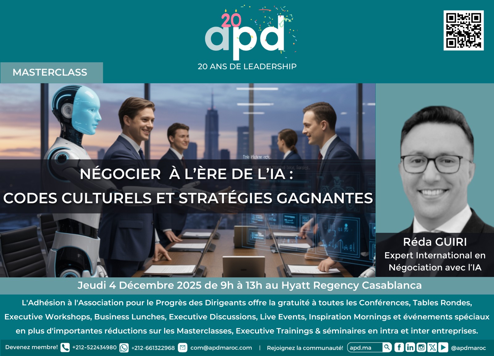 Négocier à l’ère de l’IA : codes culturels et stratégies gagnantes — annonce officielle APD du 2025-12-04