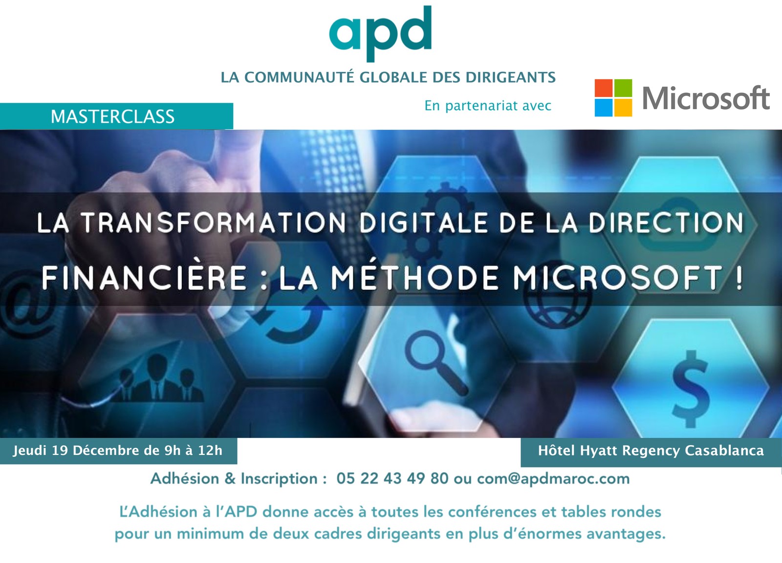 La transformation digitale de la direction financière — annonce officielle APD