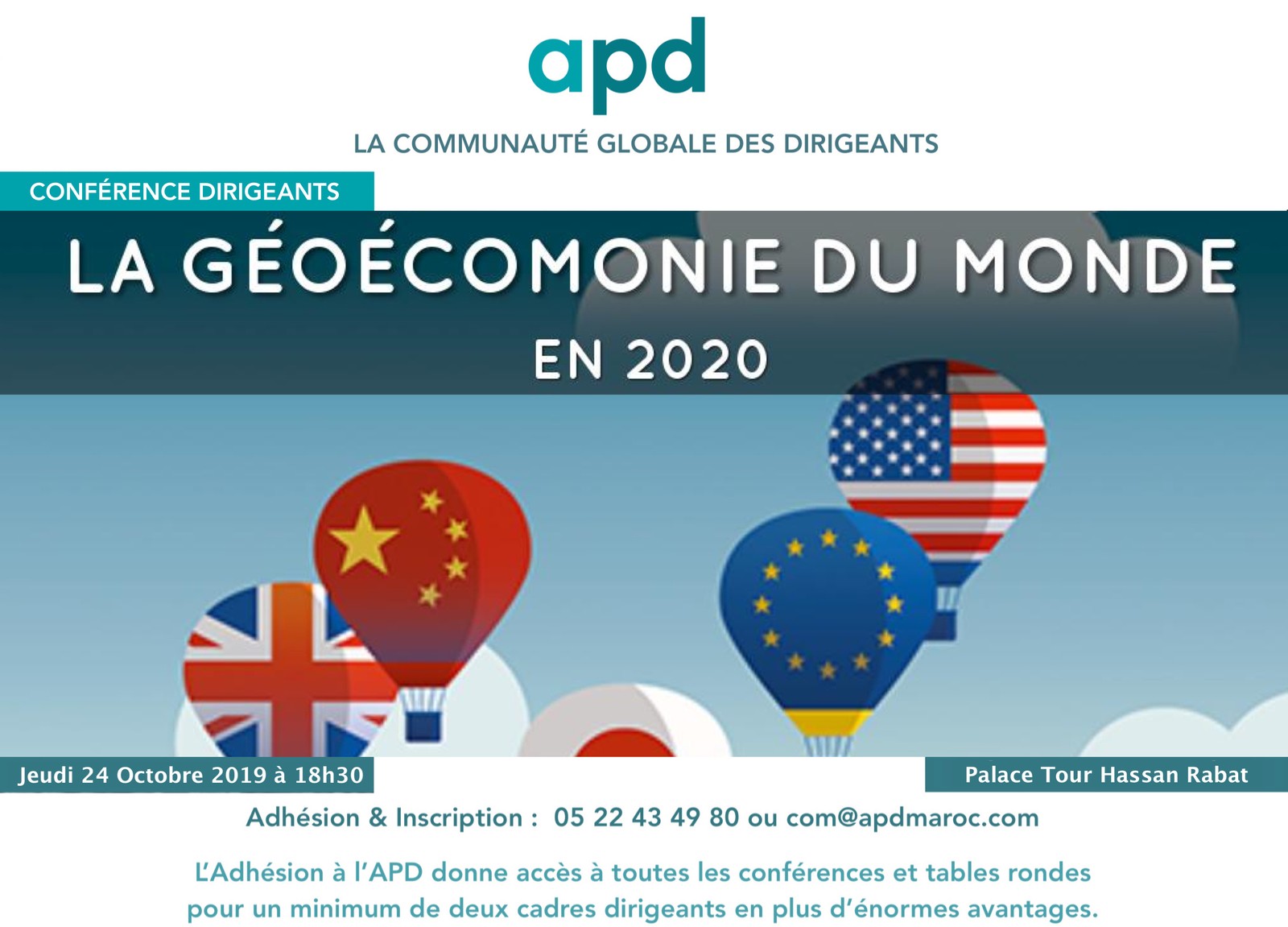 La géoéconomie du monde en 2020 ! — annonce officielle APD