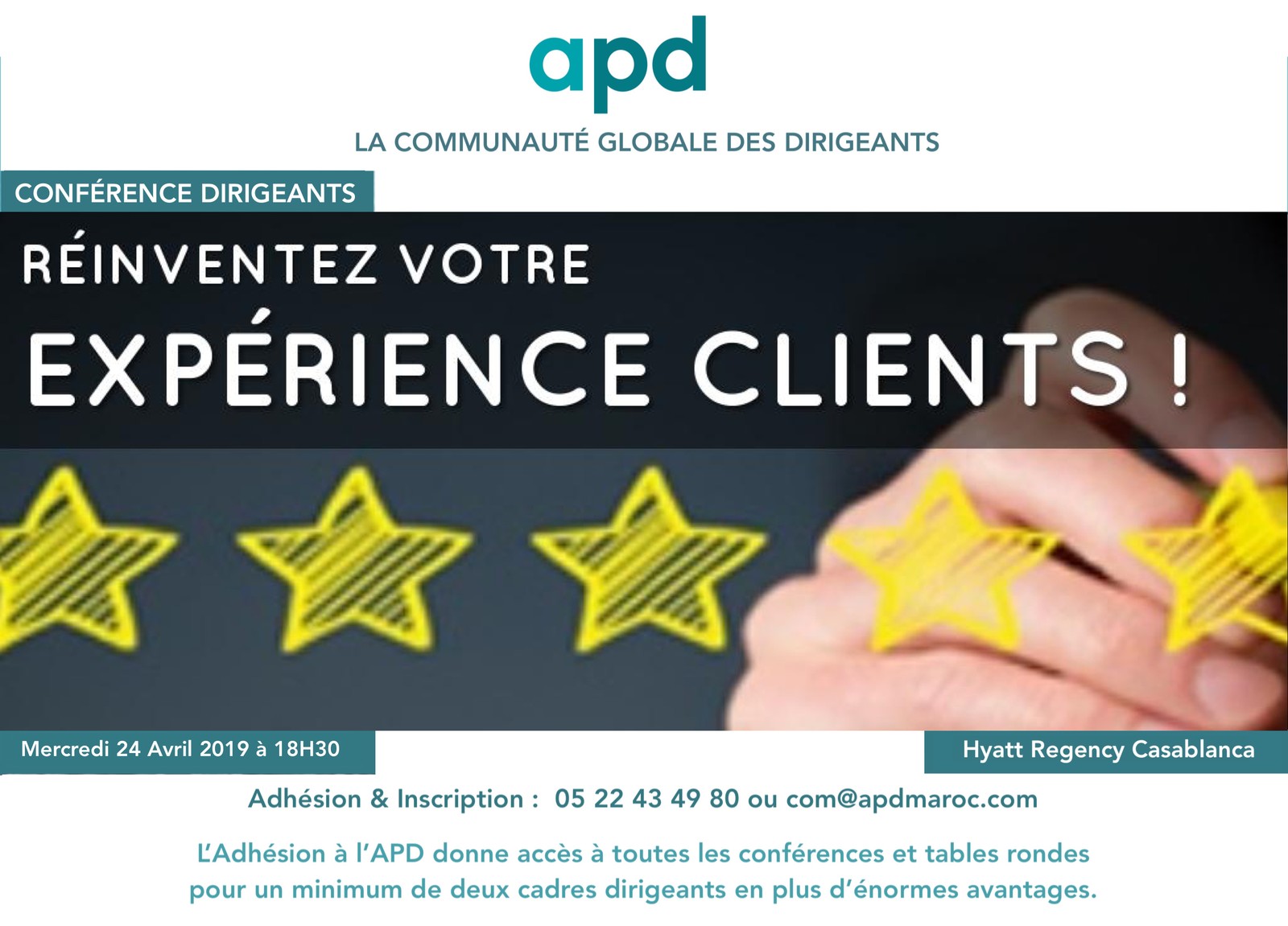 Réinventez votre expérience clients ! — annonce officielle APD