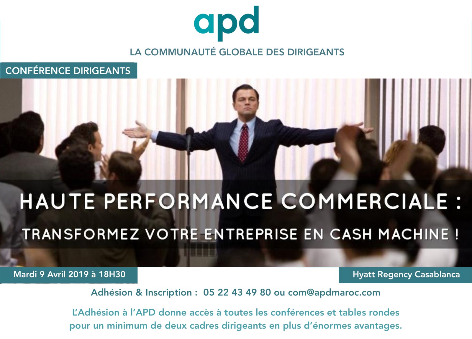 Haute performance commerciale — annonce officielle APD