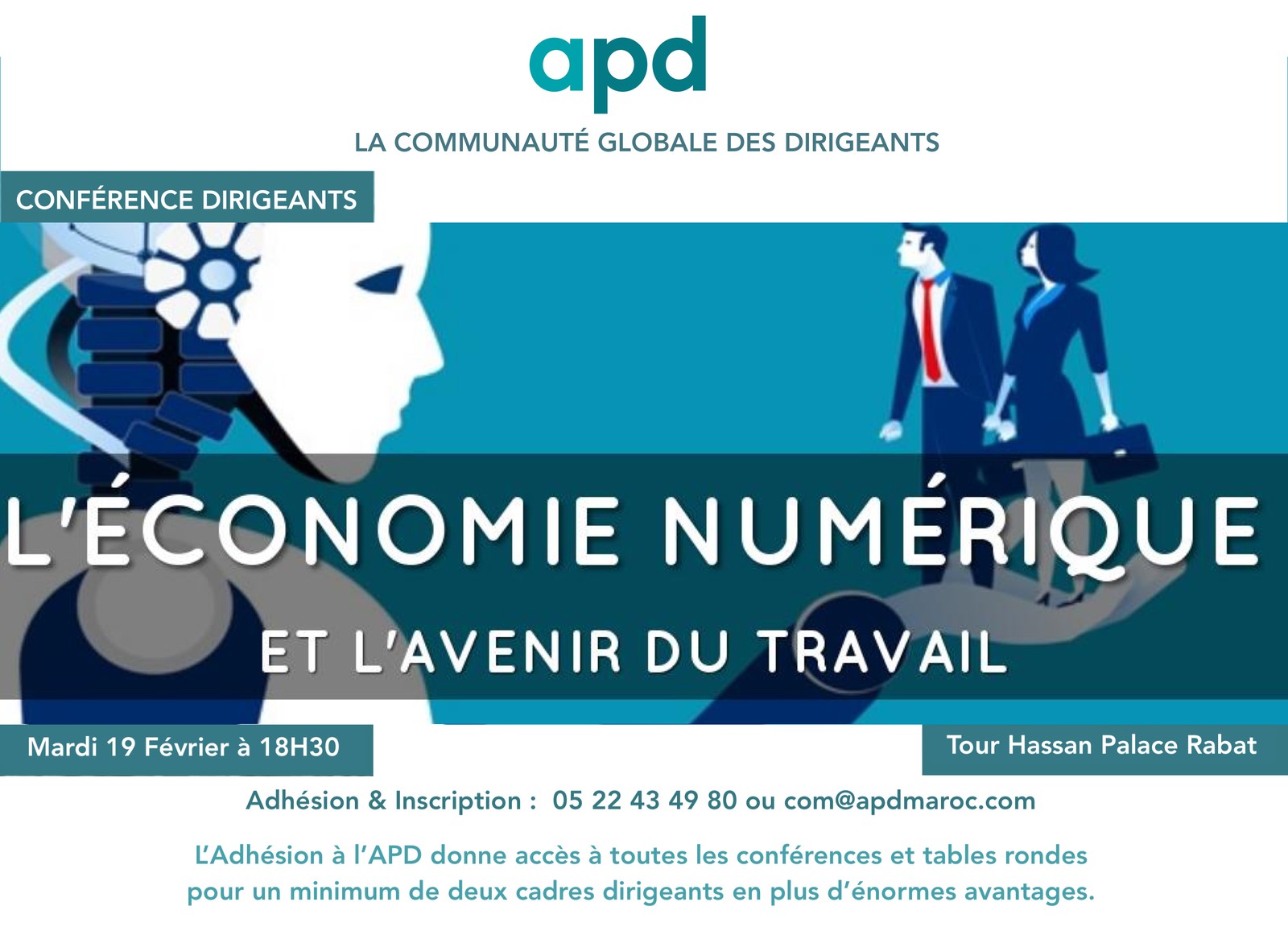 L’économie numérique et l’avenir du travail ! — annonce officielle APD