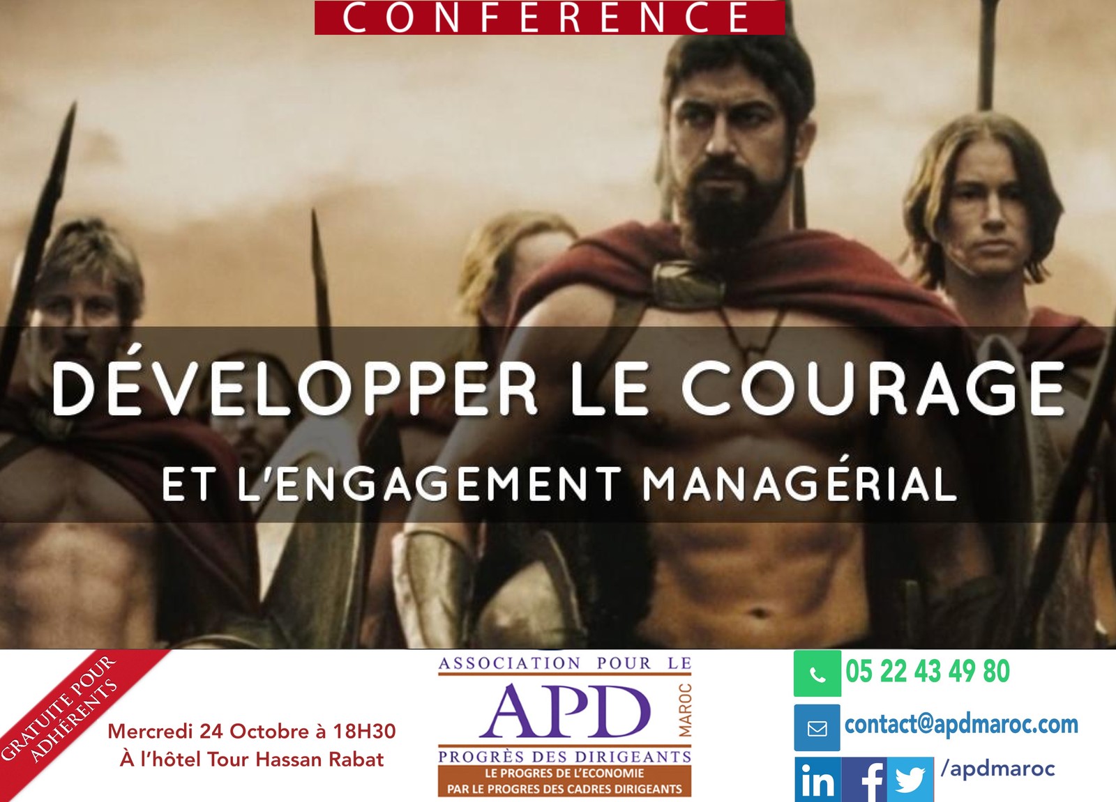 Développer le courage et l’engagement managérial — annonce officielle APD