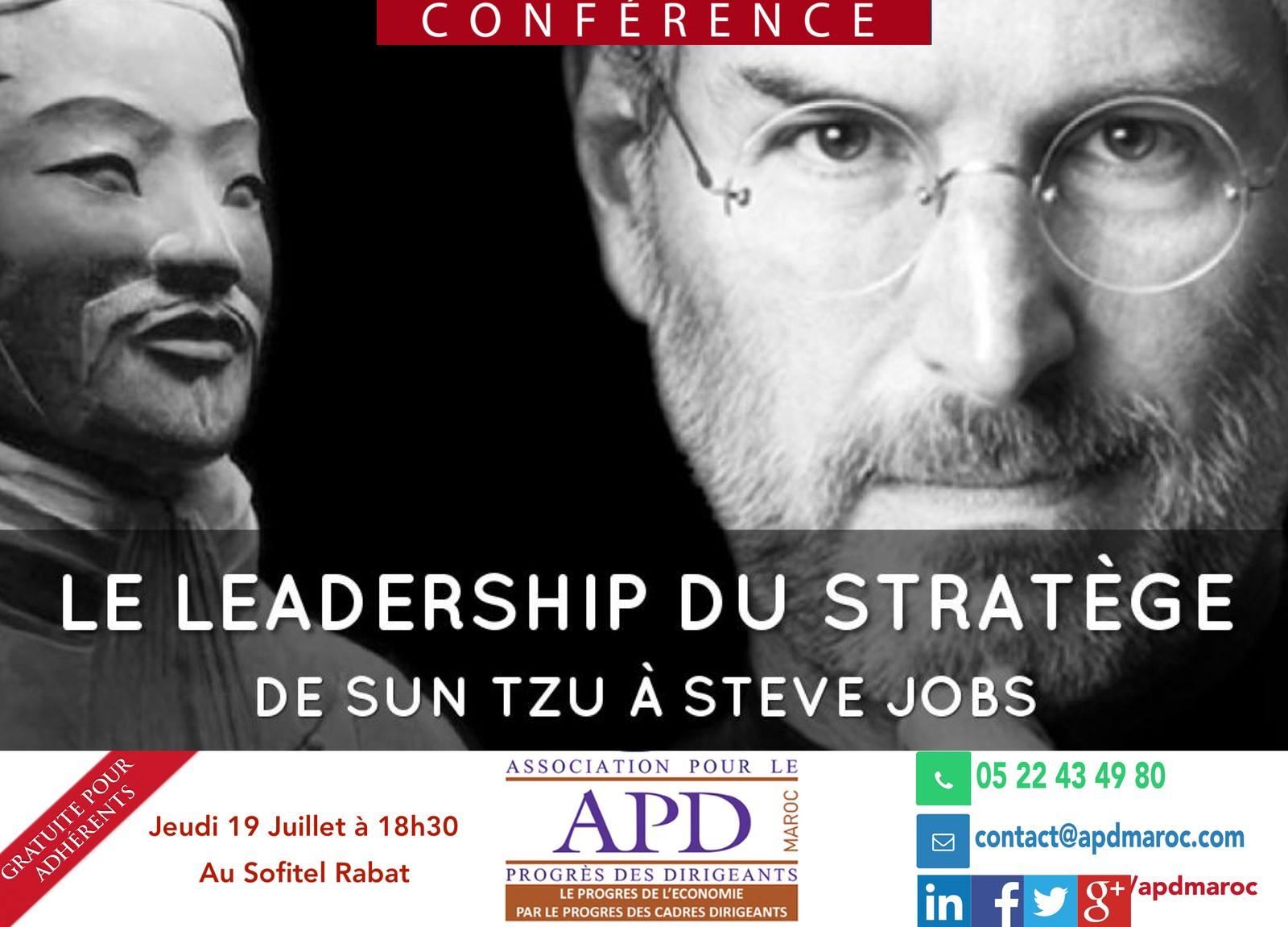 De Sun Tzu à Steve Jobs : le leadership du stratège — annonce officielle APD