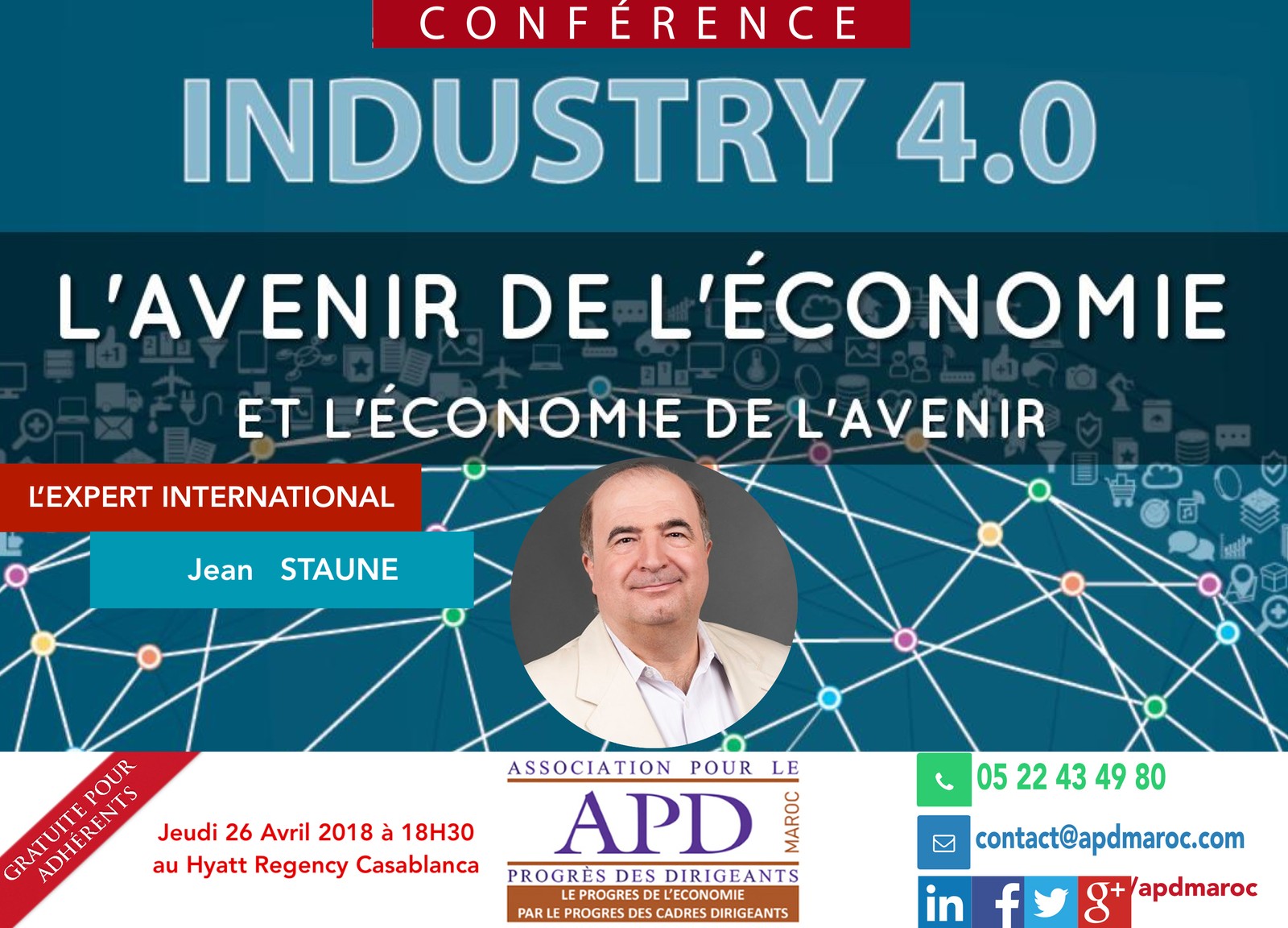 L’avenir de l’économie et l’économie de l’avenir — annonce officielle APD