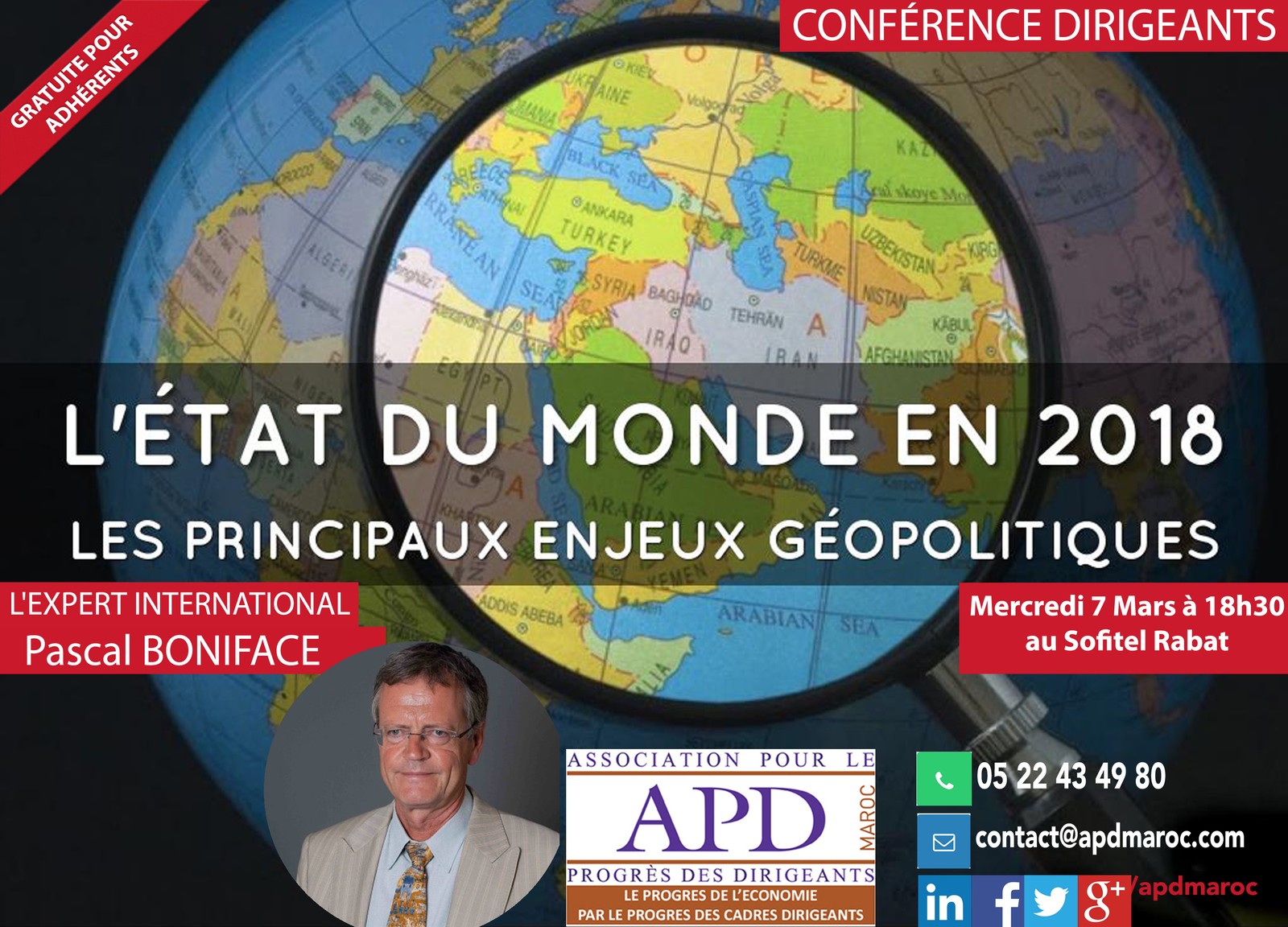 L’état du monde en 2018 : les principaux enjeux géopolitiques — annonce officielle APD