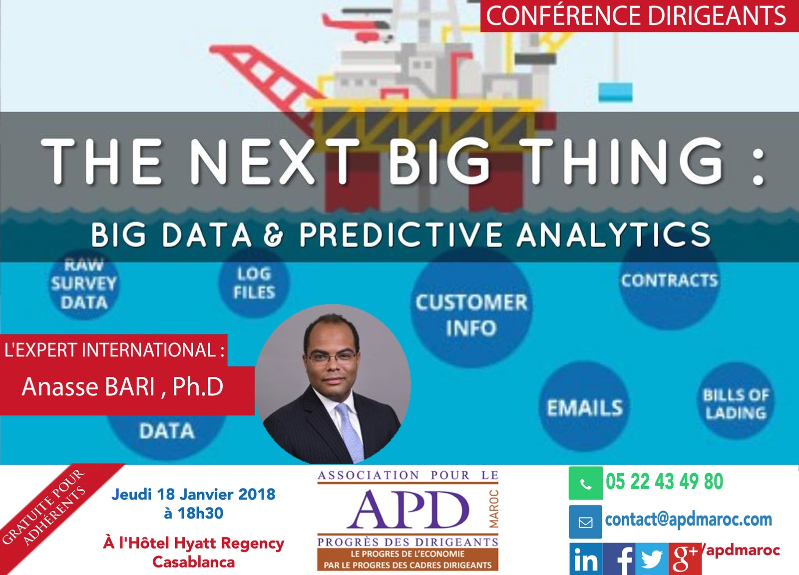 The Next Big Thing: Big Data and Predictive Analytics — annonce officielle APD