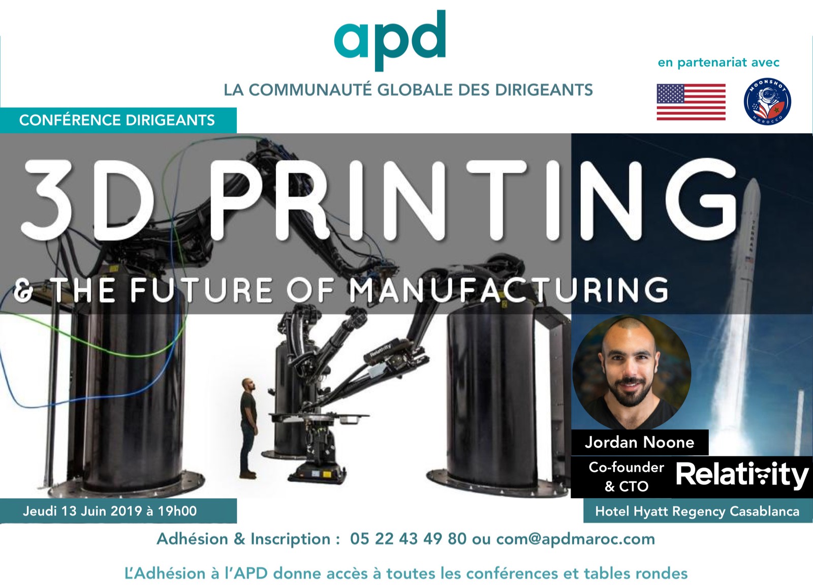 3D Printing and the Future of Manufacturing — annonce officielle APD