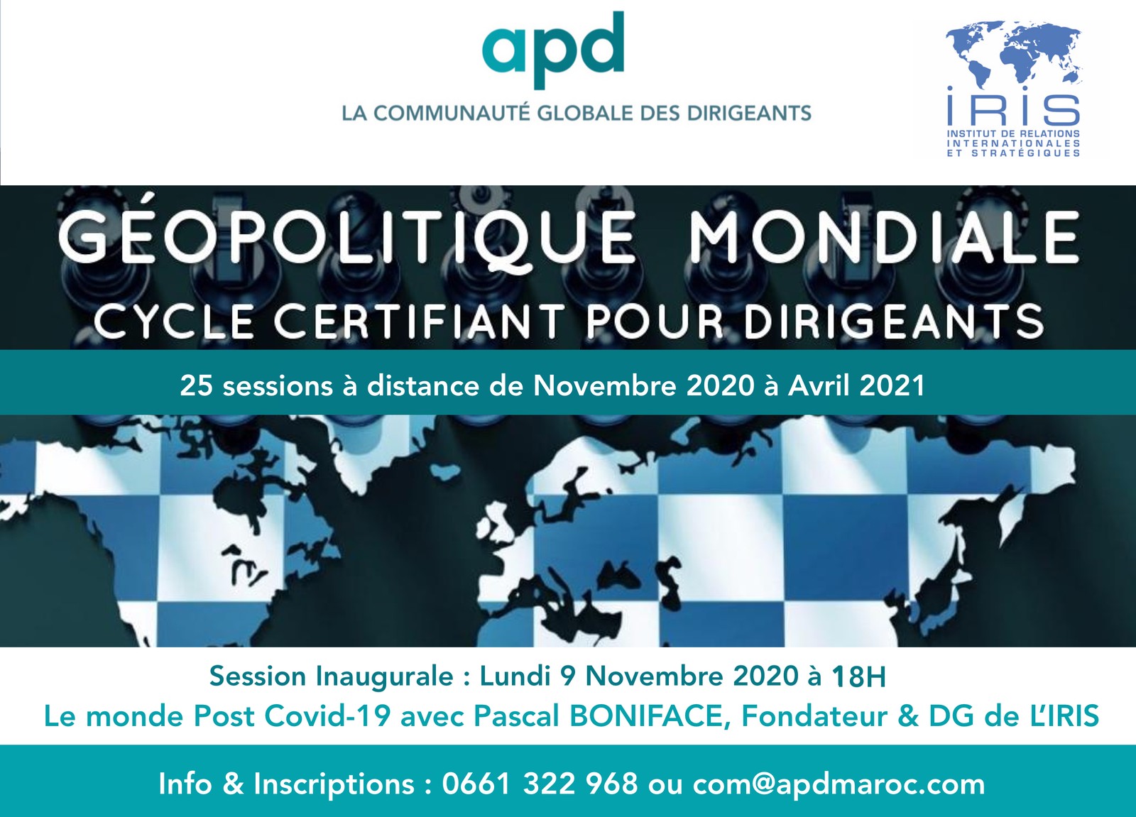 Cycle certifiant en géopolitique APD–IRIS : première promotion — annonce officielle APD