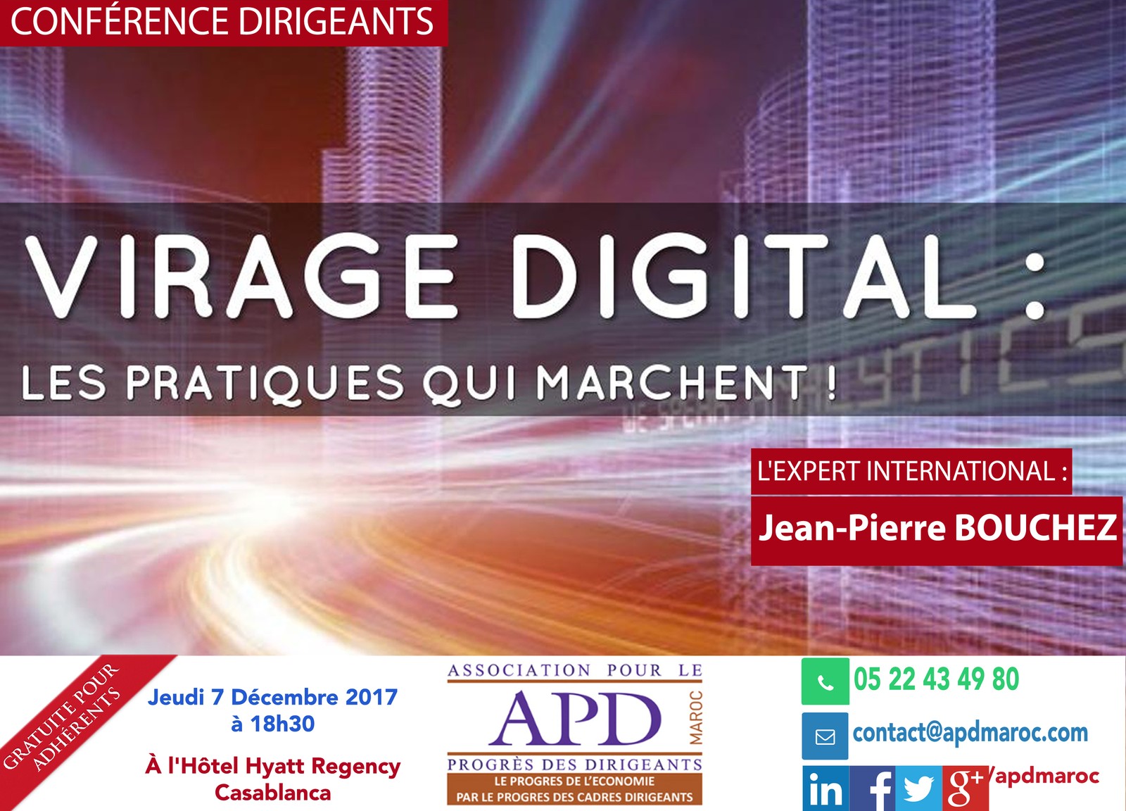Le virage digital : les pratiques qui marchent ! — annonce officielle APD