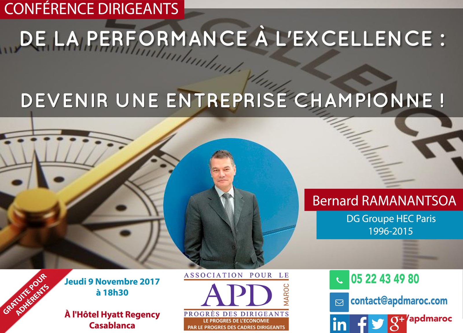 De la performance à l’excellence : devenir une entreprise championne — annonce officielle APD