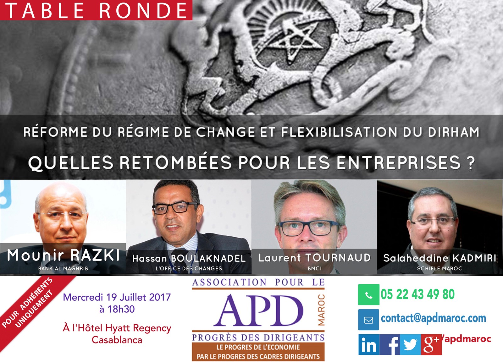 La flexibilisation du dirham — annonce officielle APD