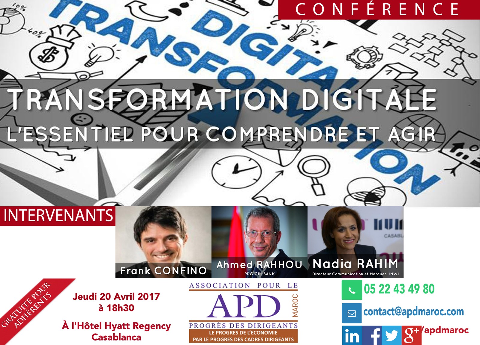 Transformation digitale des entreprises au Maroc — annonce officielle APD
