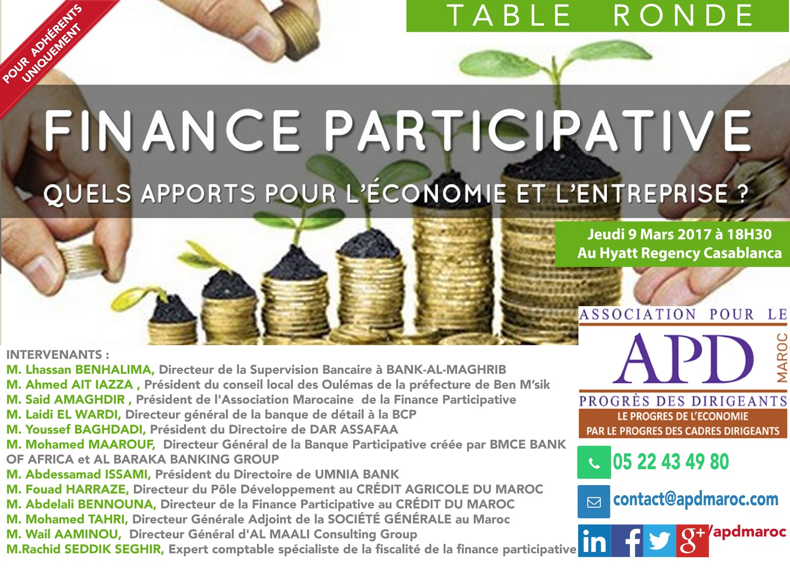 La finance participative — annonce officielle APD