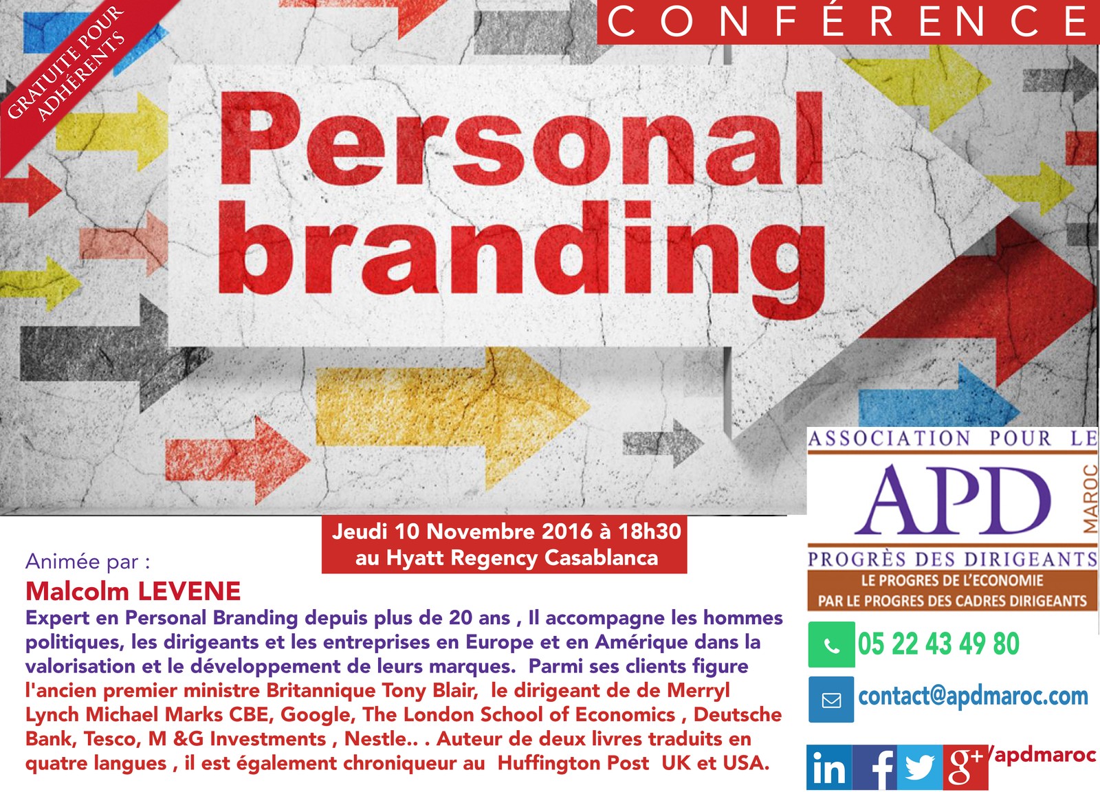 Personal branding : valorisez la marque que vous êtes ! — annonce officielle APD