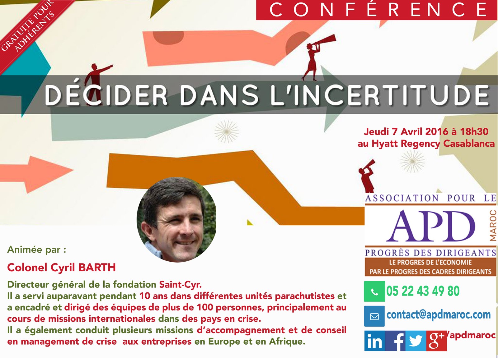 Décider dans l’incertitude — annonce officielle APD