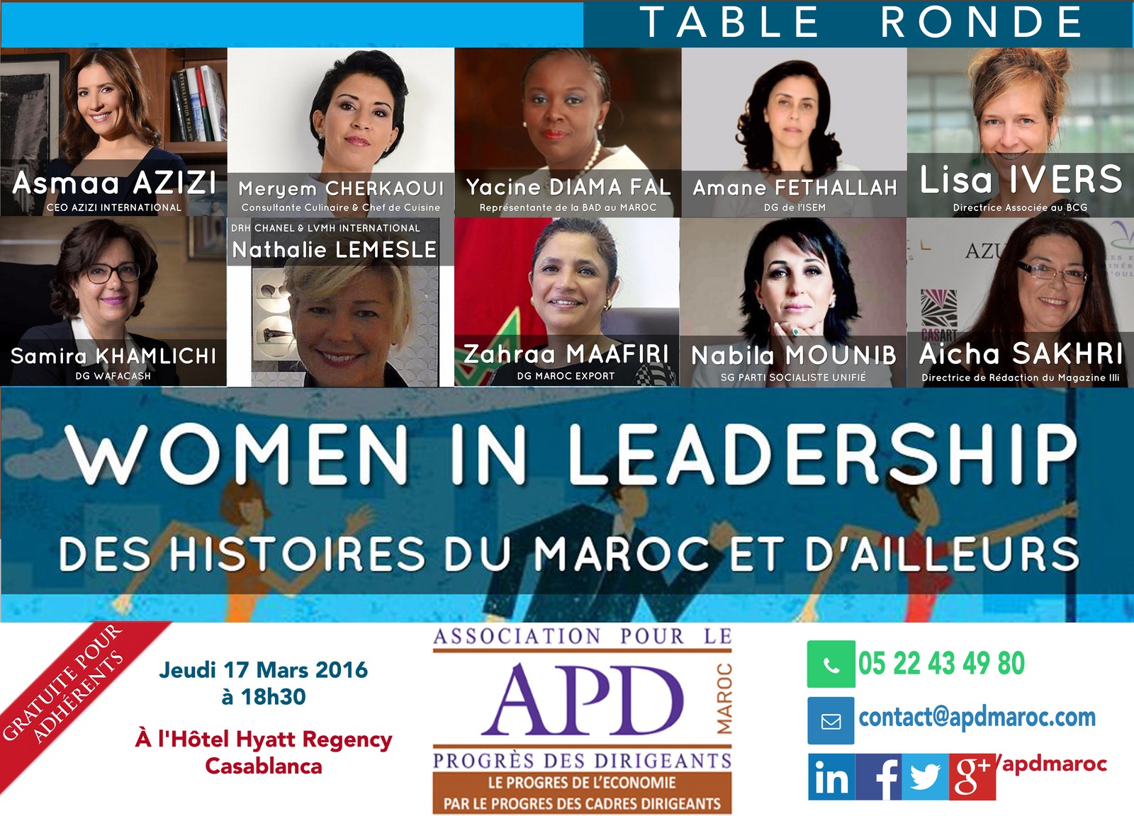 Women in Leadership : des histoires du Maroc et d’ailleurs — annonce officielle APD