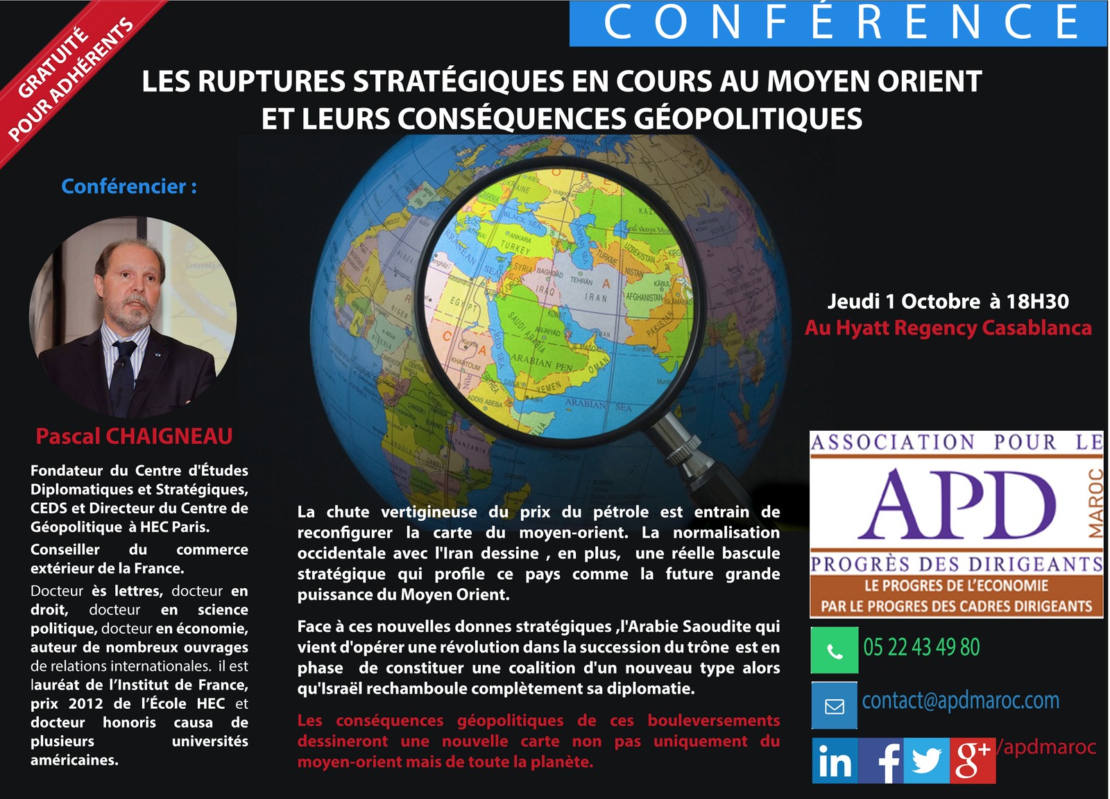 La nouvelle carte du Moyen-Orient et ses conséquences géopolitiques — annonce officielle APD
