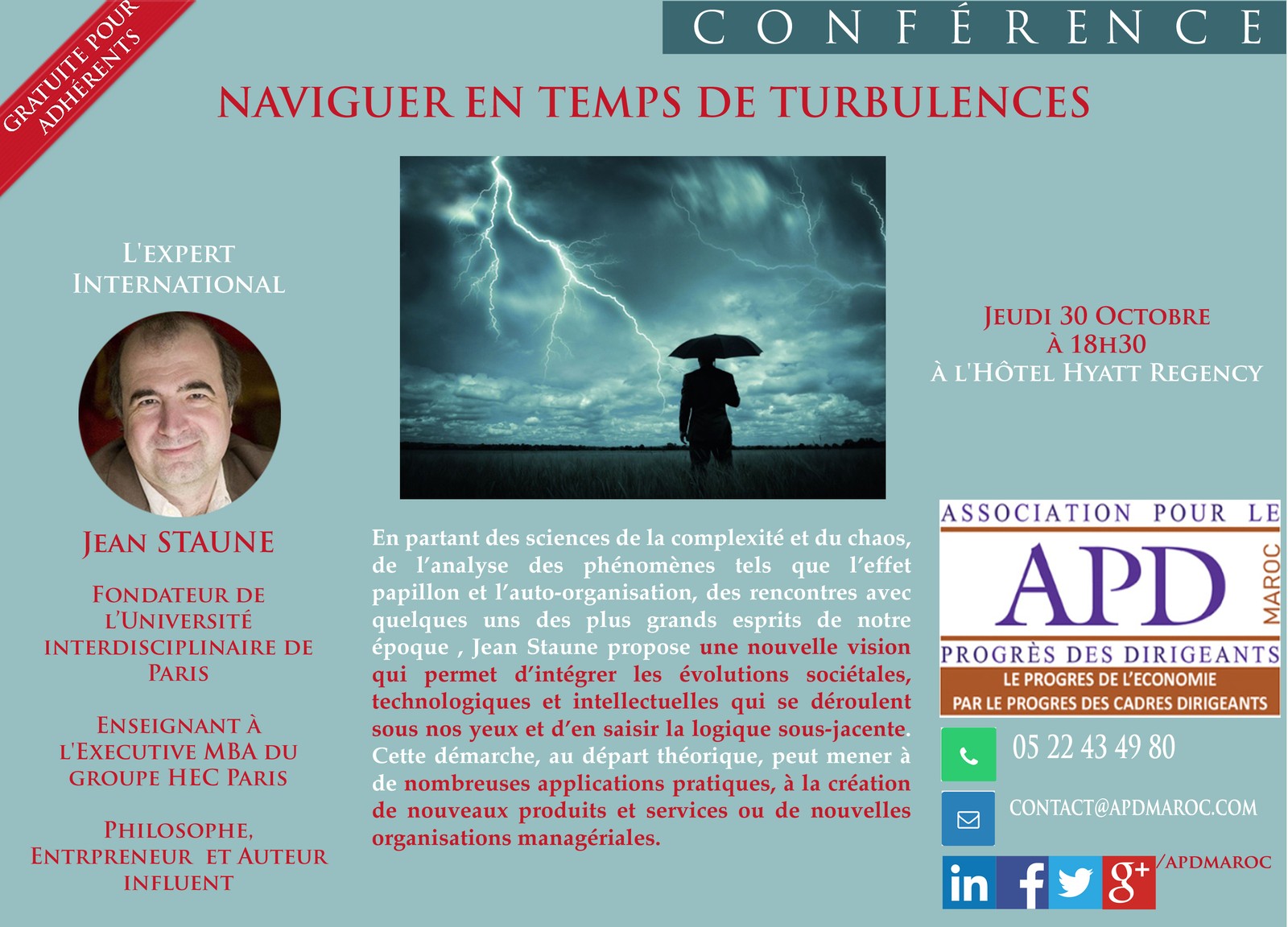 Naviguer en temps de turbulences ! — annonce officielle APD