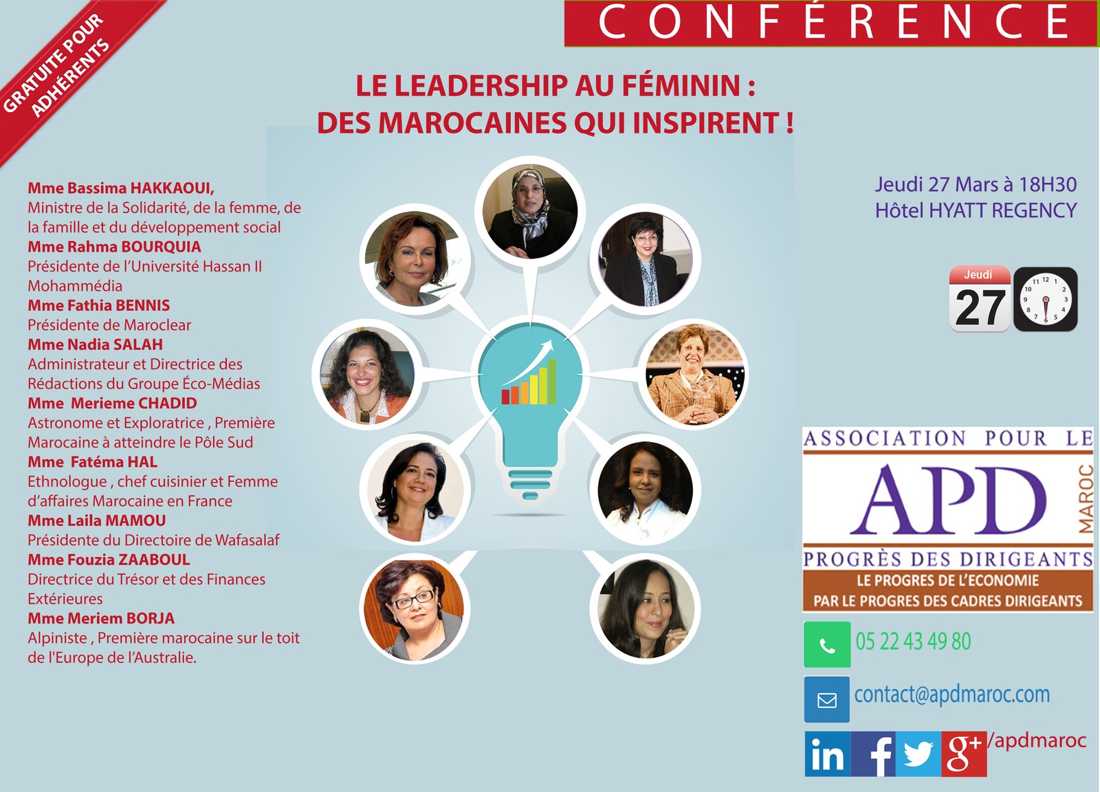 Le leadership au féminin : des Marocaines qui inspirent ! — annonce officielle APD