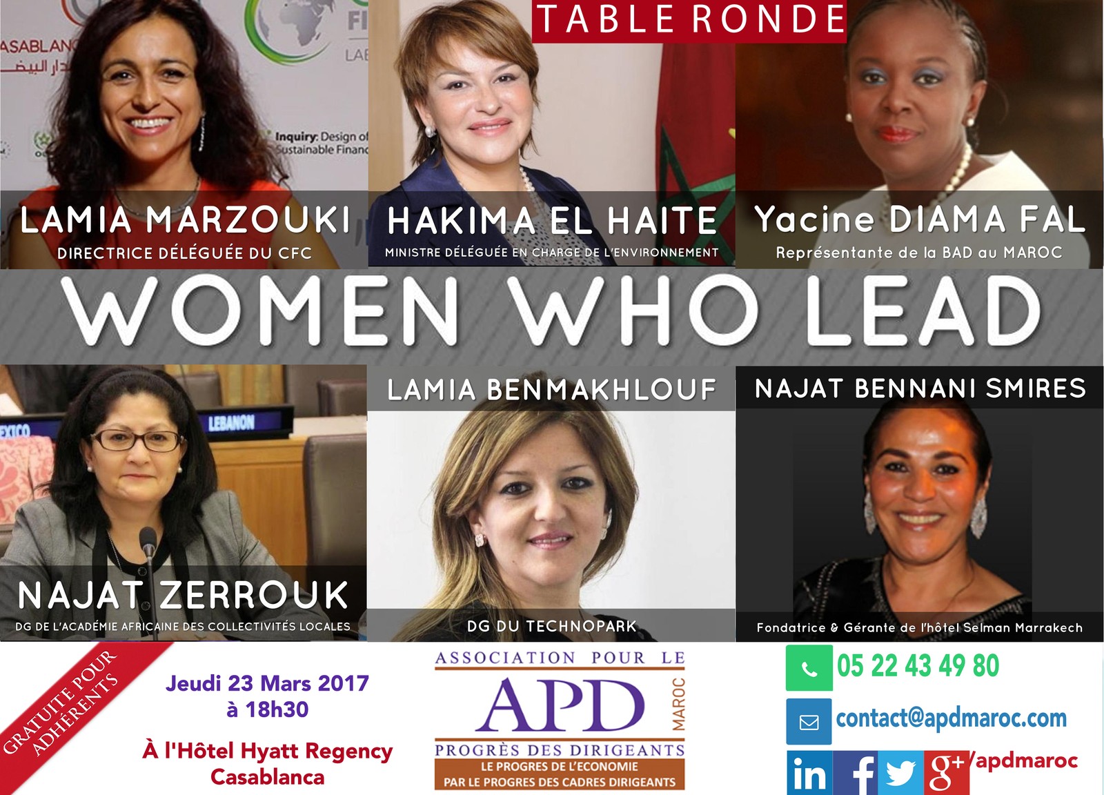 Women in Leadership — annonce officielle APD