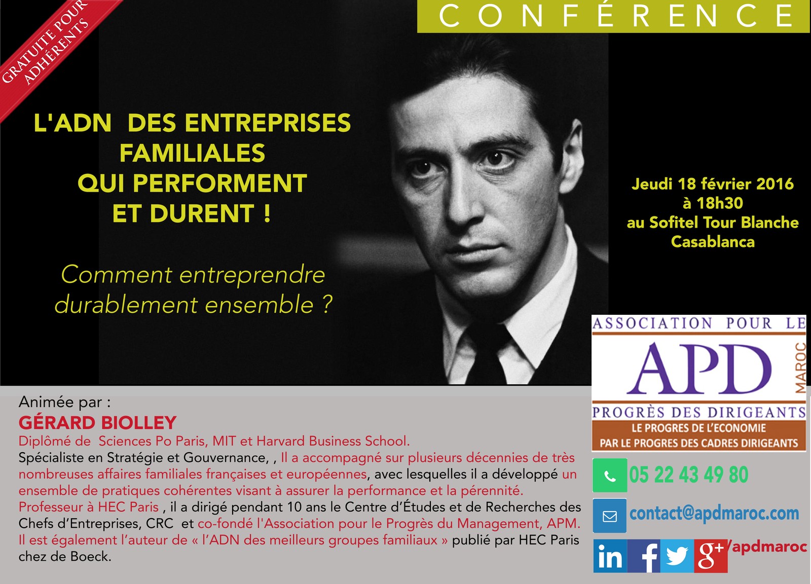 L’ADN des meilleurs groupes familiaux : comment entreprendre durablement ensemble ? — annonce officielle APD